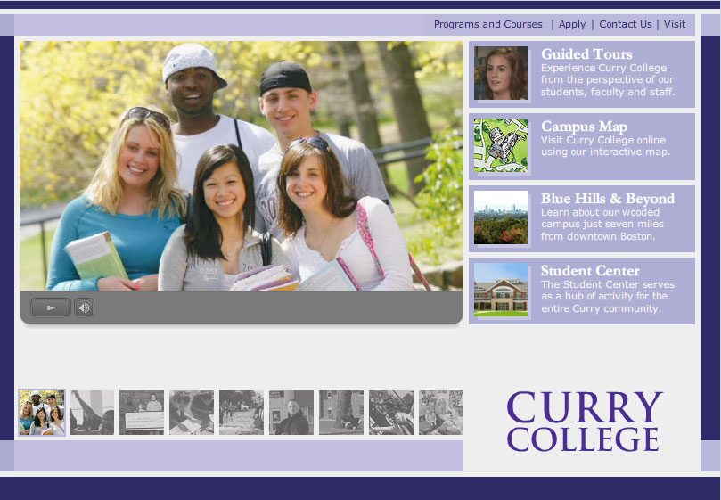 Curry College Virtual Tour & 3D Map Project